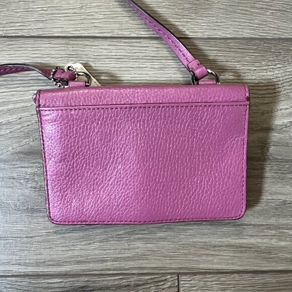 Coach Pink Leather Dylan Crossbody Wallet Bag - Picture 4 of 8